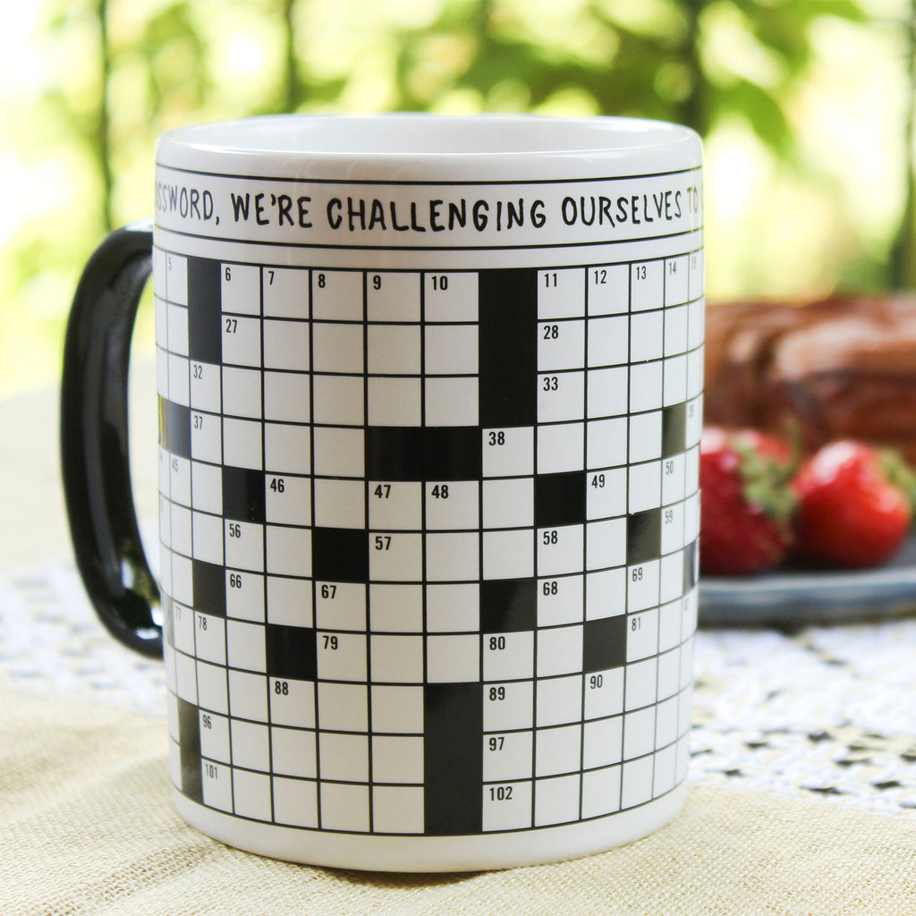 Crossword Puzzle Mug - Brain Spice