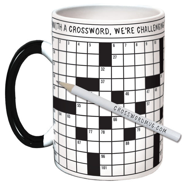 Crossword Puzzle Mug - Brain Spice