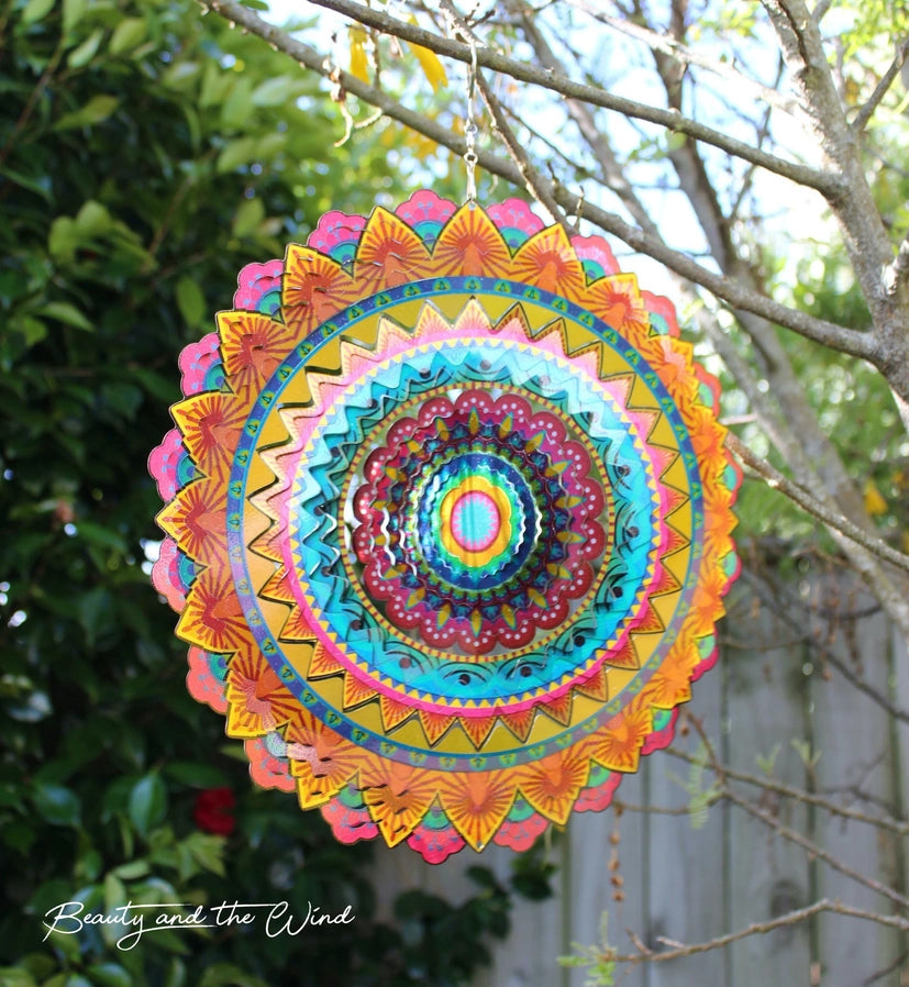 Mandala of Joy Wind Spinner - Brain Spice