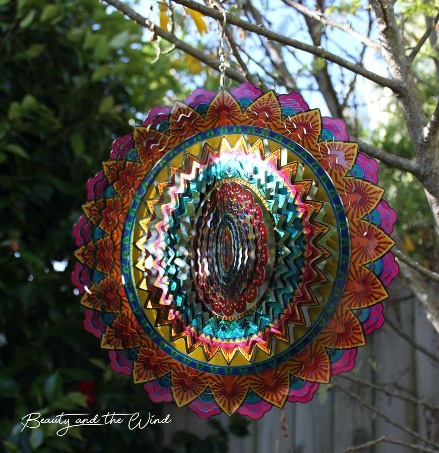 Mandala of Joy Wind Spinner - Brain Spice