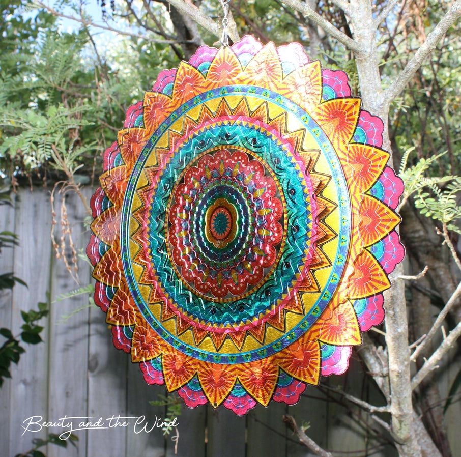 Mandala of Joy Wind Spinner - Brain Spice