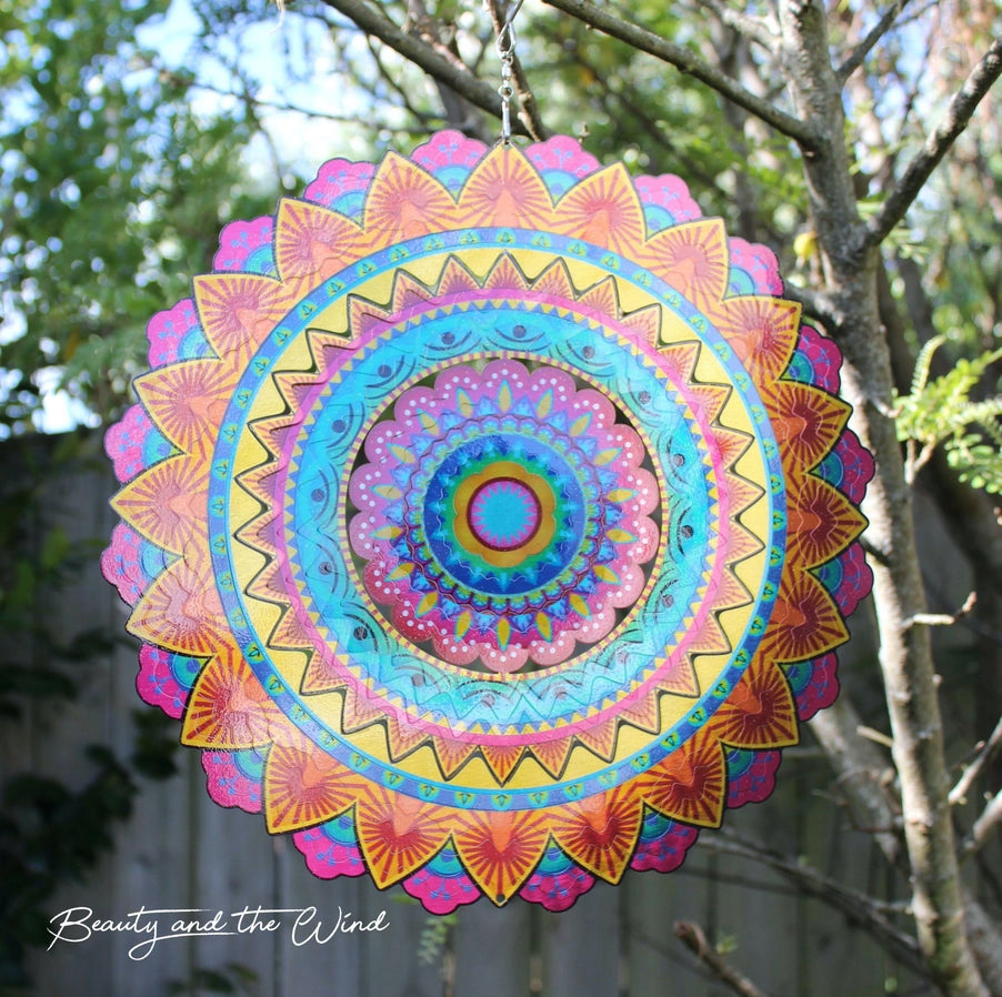 Mandala of Joy Wind Spinner - Brain Spice