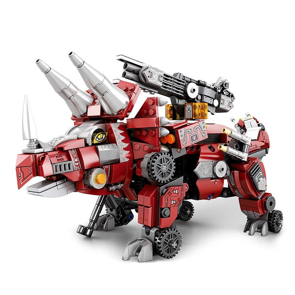 Mecha Dino Triceratops - 930pc - Brain Spice