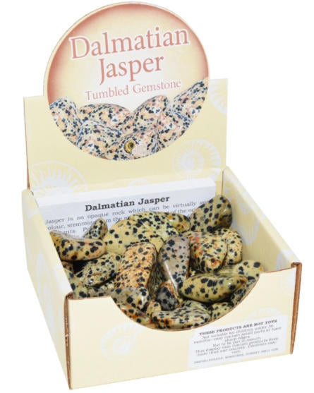 Dalmatian Jasper Tumbled Stone - Brain Spice