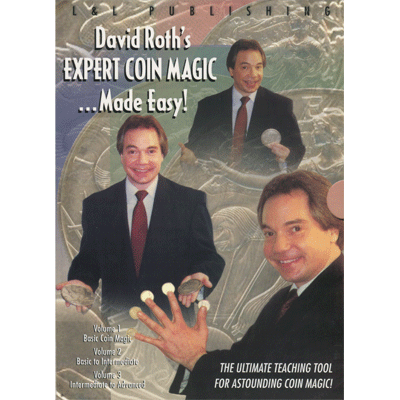 David Roth Expert Coin Magic Made Easy (3 Vol set) - DOWNLOAD - Brain Spice