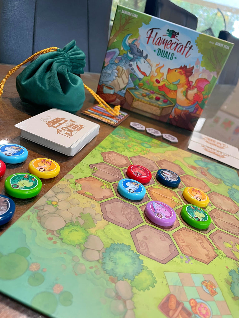 Flamecraft Duals. A Wonderful Game for Couples and Solo Play.