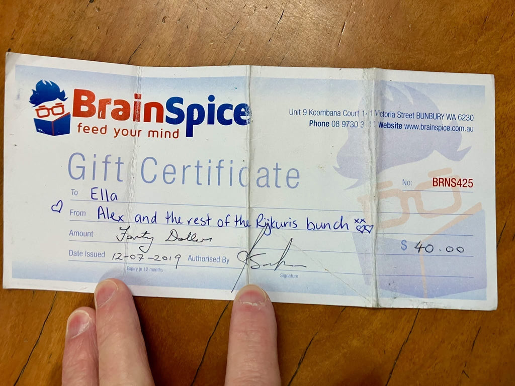 Gift Voucher. Blast From The Past.
