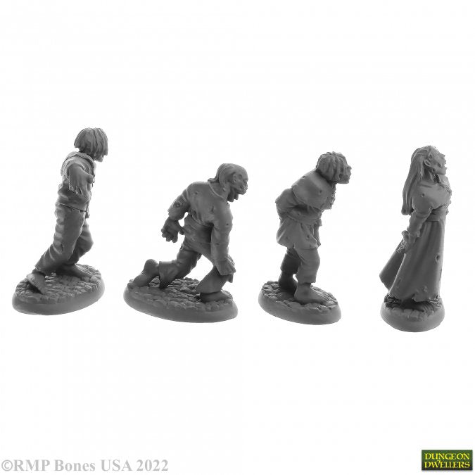 Zombies (4) (plastic) - Brain Spice