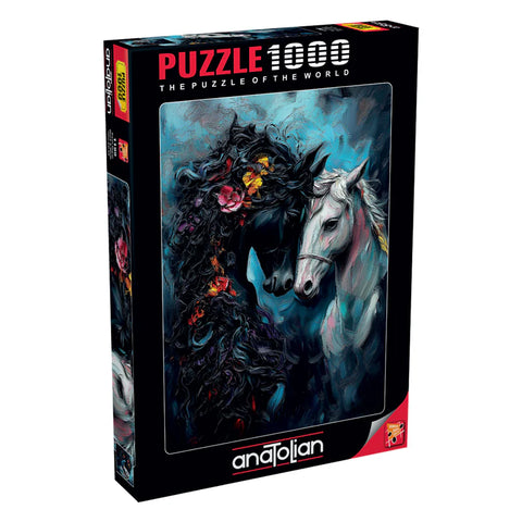 1000P Black And White - Jigsaw 1000pc - Brain Spice