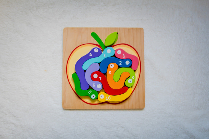 123 Worm Puzzle - Brain Spice