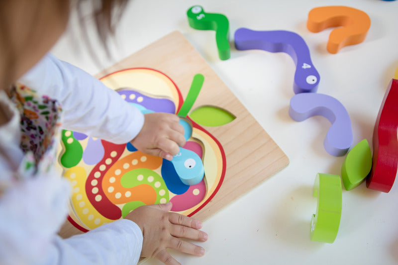 123 Worm Puzzle - Brain Spice