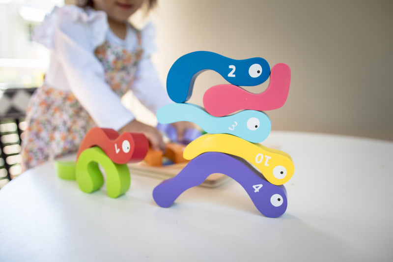 123 Worm Puzzle - Brain Spice