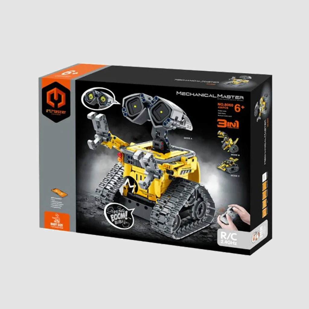 2.4G R/C 3-in-1 Intelligent Programming Robot - 435pcs - Brain Spice