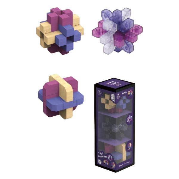 3-in-1 Puzzle Set - Brain Spice