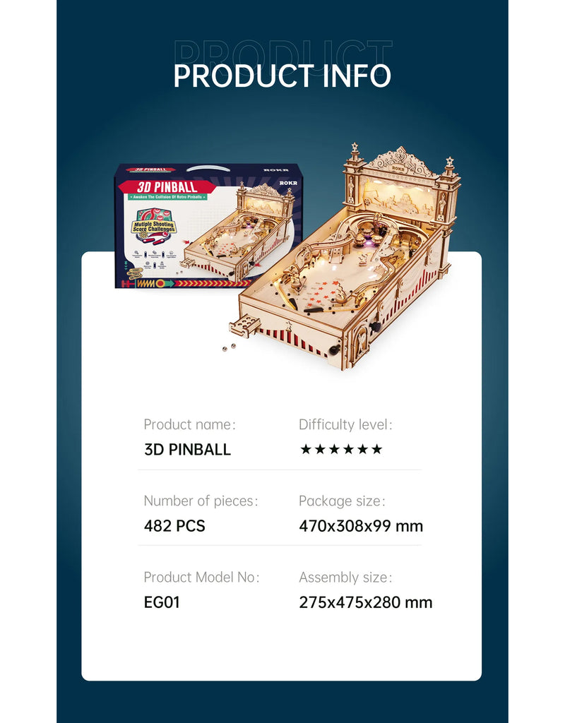3D Pinball Machine - DIY Model - Brain Spice