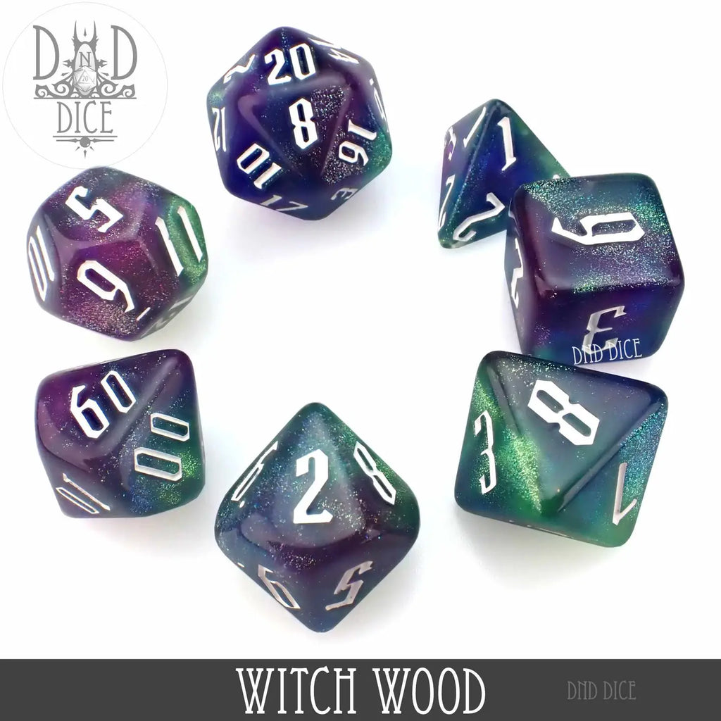 Witch Wood - 7-Dice Set - Brain Spice