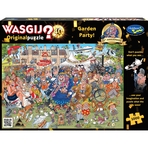 40 Garden Party - Wasgij - 1000pc - Brain Spice