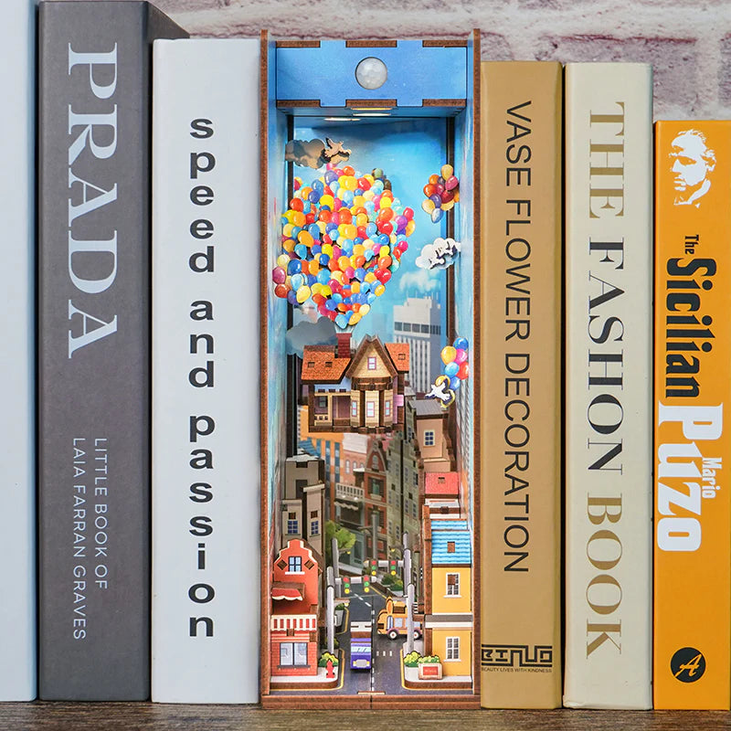 Travel with the Wind - Miniature House Book Nook Kit - Brain Spice