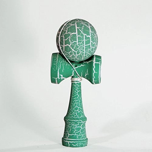 Green and White - Bahama Kendama Full Crackle Collection