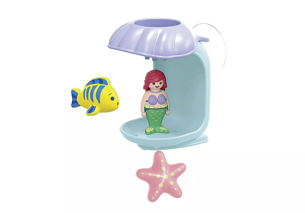 Ariels Shell Shower - 1-2-3 and Disney - Junior Aqua - Brain Spice