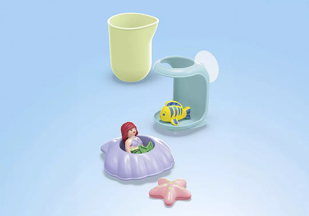 Ariels Shell Shower - 1-2-3 and Disney - Junior Aqua - Brain Spice