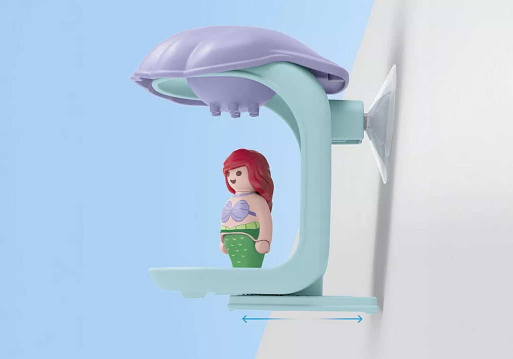 Ariels Shell Shower - 1-2-3 and Disney - Junior Aqua - Brain Spice