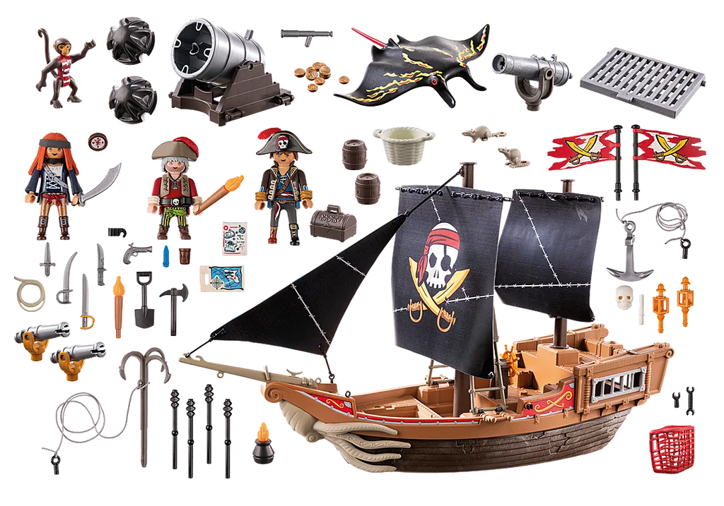 Large Pirate Ship - Brain Spice