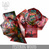 Festering Wound - Handmade Dice - 7-Dice Set - Brain Spice