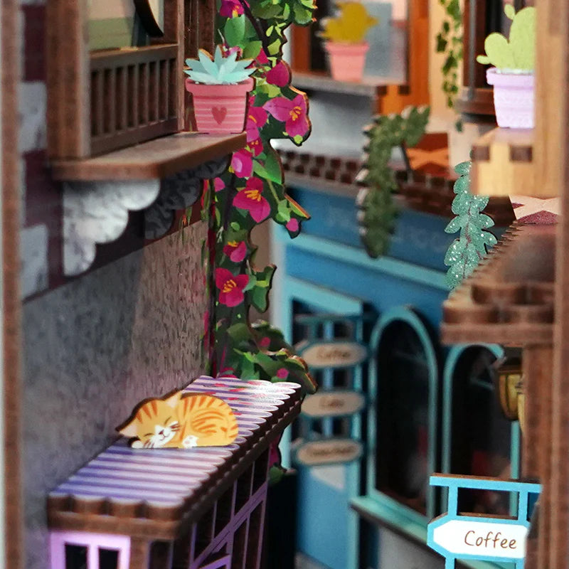 Island of Love - Miniature House Book Nook Kit - Brain Spice
