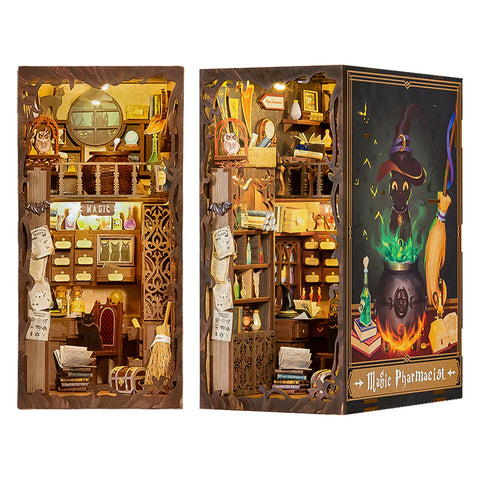 Magic Pharmacist - Book Nook Kit with Dust Cover - Brain Spice