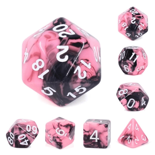 RPG polyhedral dice, Foam Brain Games, Brain Spice