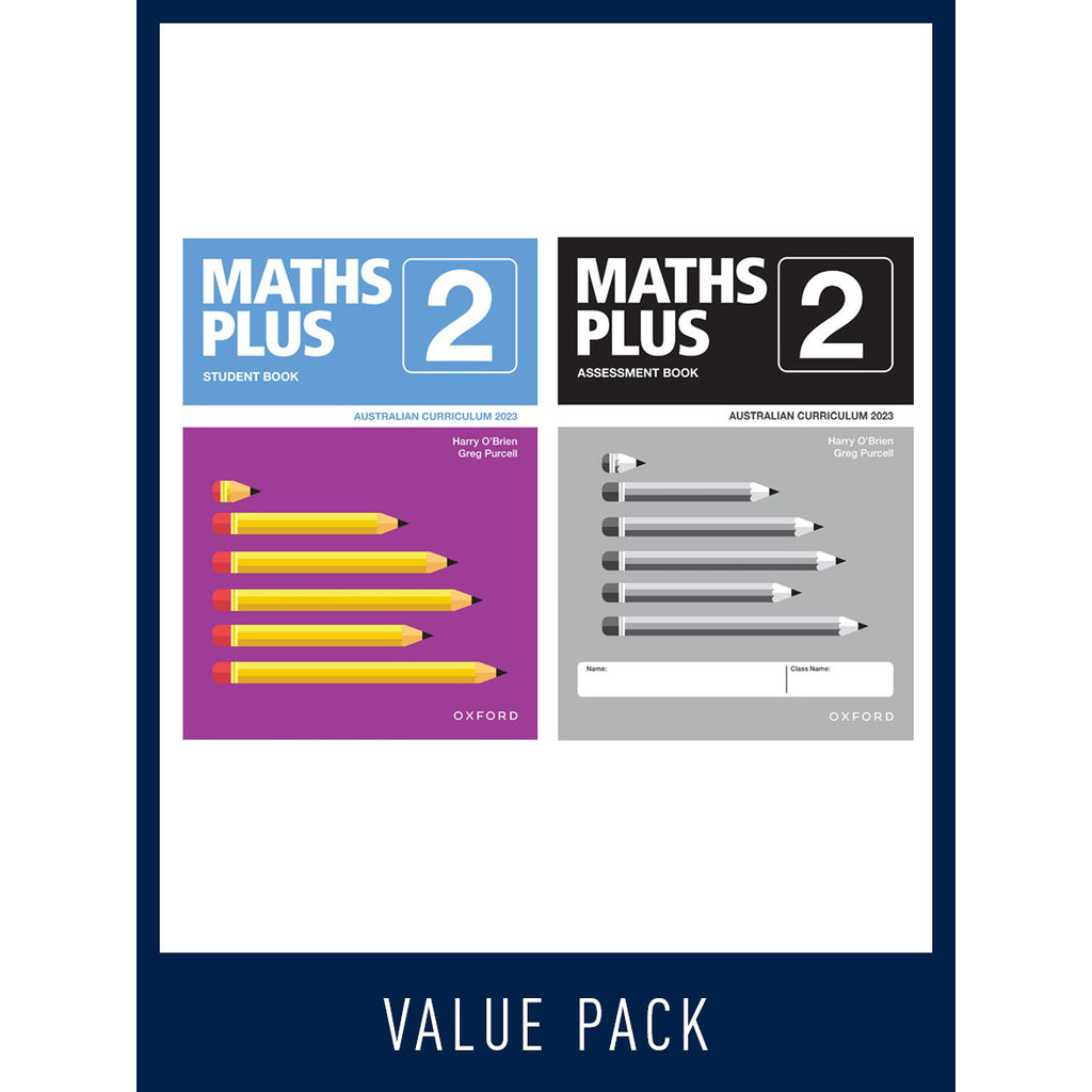 Maths Plus - Australian Curriculum Edition (National) - Student and Assessment Book 2023 - Brain Spice
