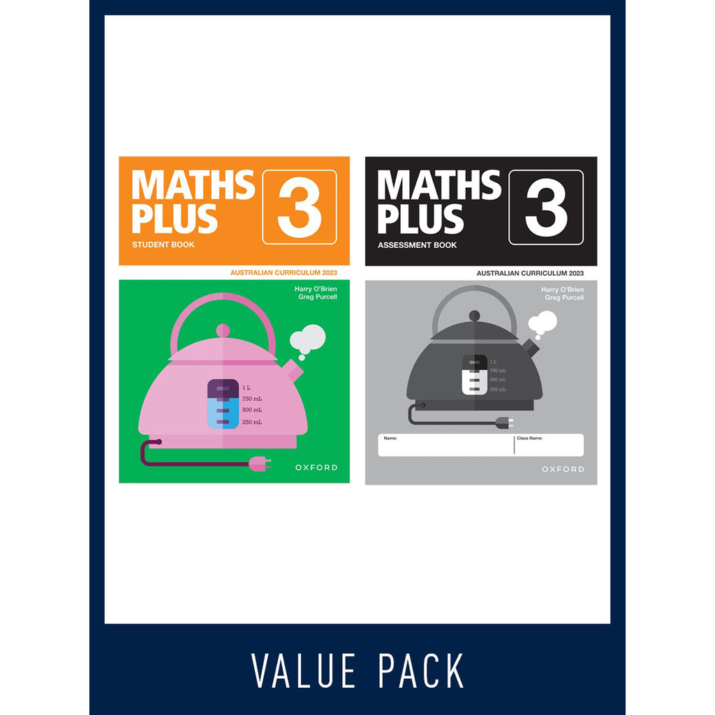 Maths Plus - Australian Curriculum Edition (National) - Student and Assessment Book 2023 - Brain Spice