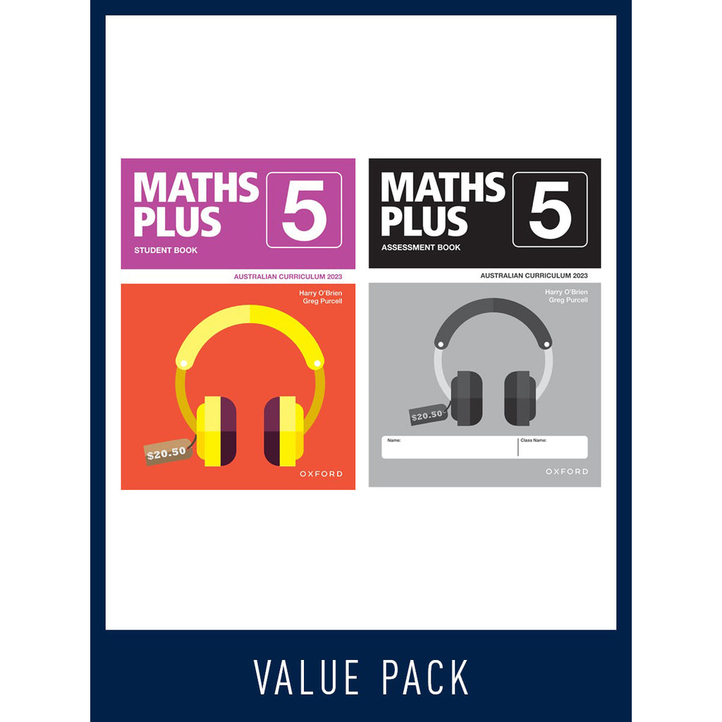 Maths Plus - Australian Curriculum Edition (National) - Student and Assessment Book 2023 - Brain Spice