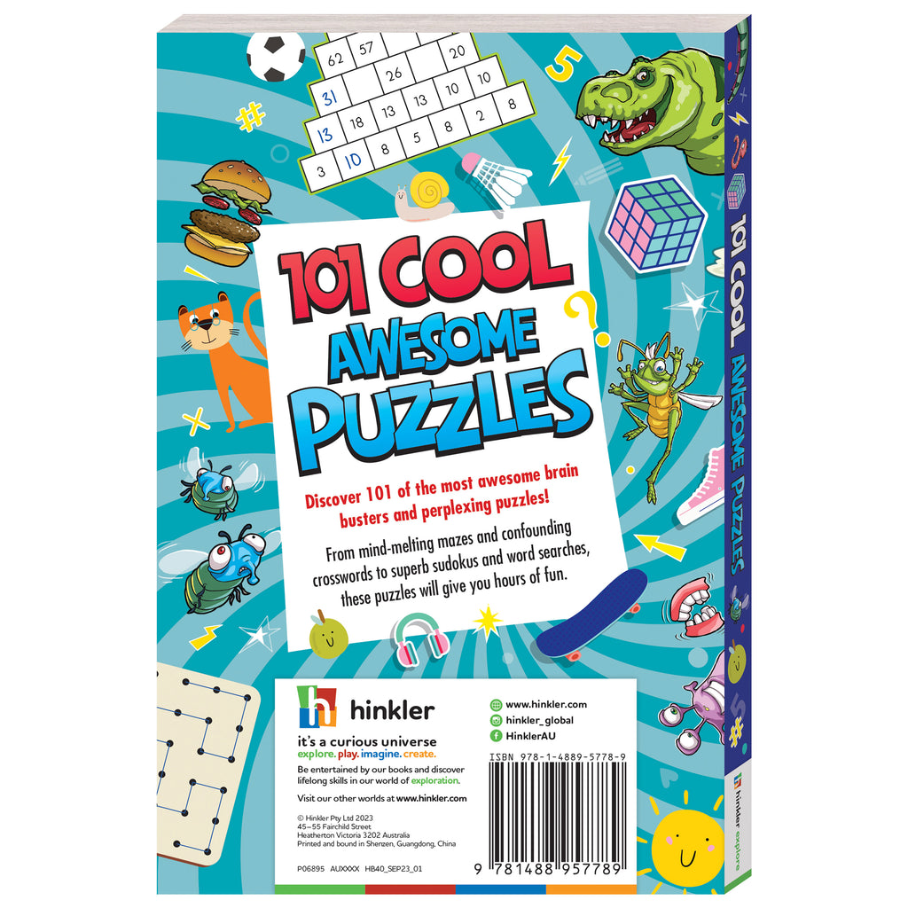 101 Cool Awesome Puzzles - Brain Spice