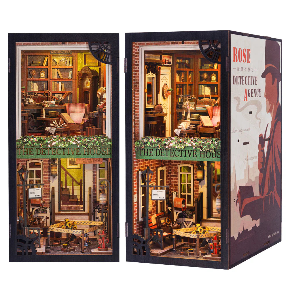 Rose Detective Agency - Book Nook Kit with Dust Cover - Brain Spice