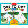 ABC 123 Dot-to-dot Colouring Pad - Animals