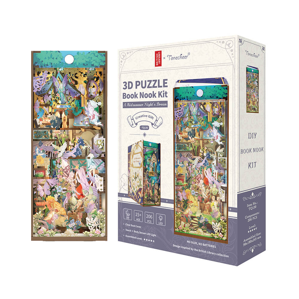 A Midsummer Nights Dream - Miniature House Book Nook Kit - Brain Spice