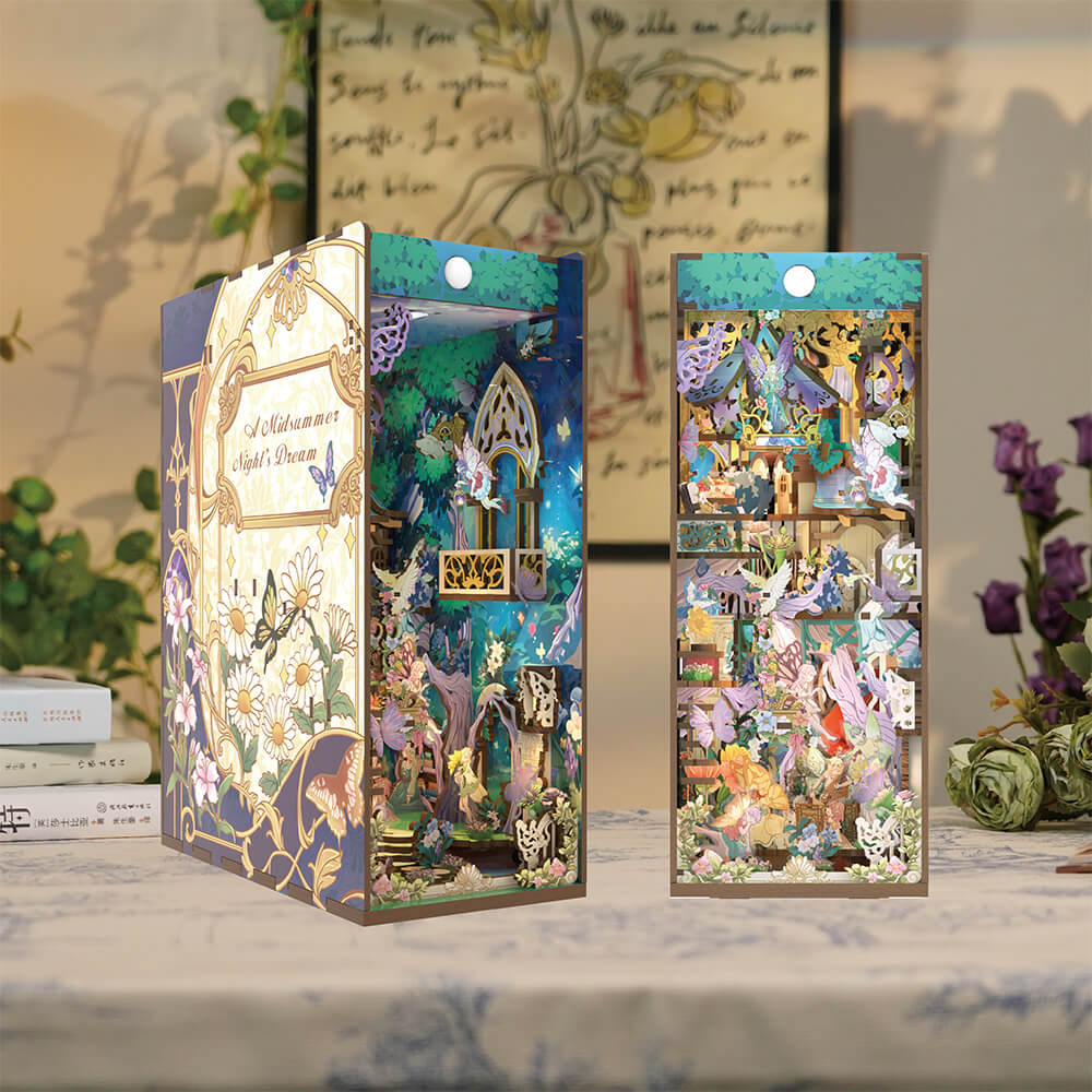 A Midsummer Nights Dream - Miniature House Book Nook Kit - Brain Spice