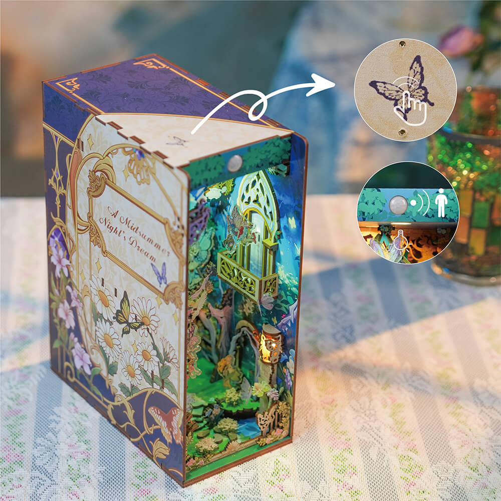 A Midsummer Nights Dream - Miniature House Book Nook Kit - Brain Spice