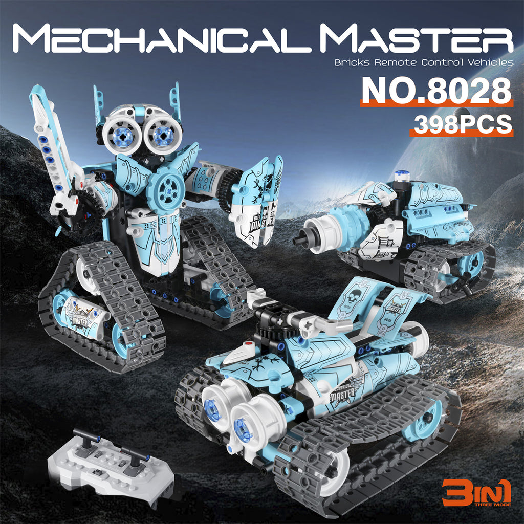 APP Programmable Robot Stunt Car 3-in-1 - 398pcs - Brain Spice