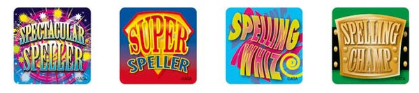 Spelling - Merit Stickers - Brain Spice