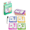 Addition 0 to 12 Write & Wipe Flash Cards - Brain Spice