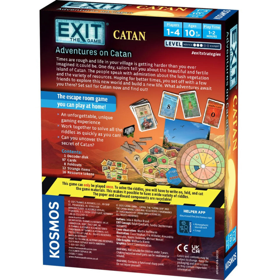 Adventures on Catan - Exit the Game - Brain Spice