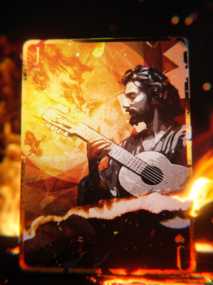 Agni Playing Cards - Gilded Ignited Edition - Brain Spice