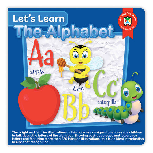 Alphabet Lets Learn Board Book - Brain Spice