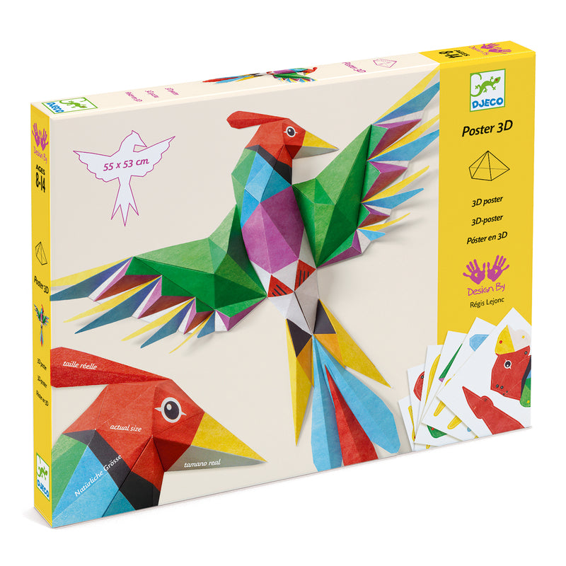 Amazonie Bird 3D Poster - Brain Spice