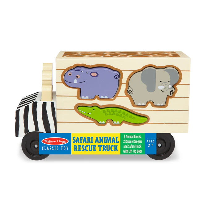 Animal Rescue Shape Sorting Truck - Brain Spice