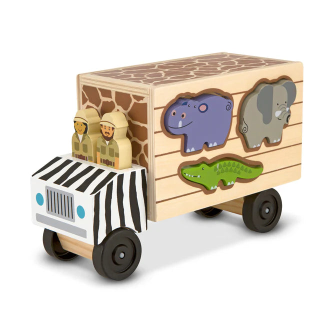 Animal Rescue Shape Sorting Truck - Brain Spice