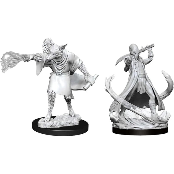 Arcanaloth and Ultroloth - D&D Nolzurs Marvelous Unpainted Miniatures - Brain Spice